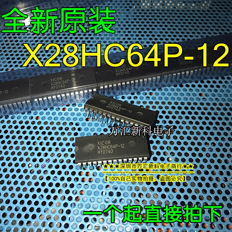 10pcs  ο X28HC64P-12 X28HC64P DIP-28 28HC64